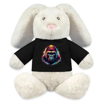 Gorilla - MiniFeet® RecycelHase® Bunny Cream - black - Front