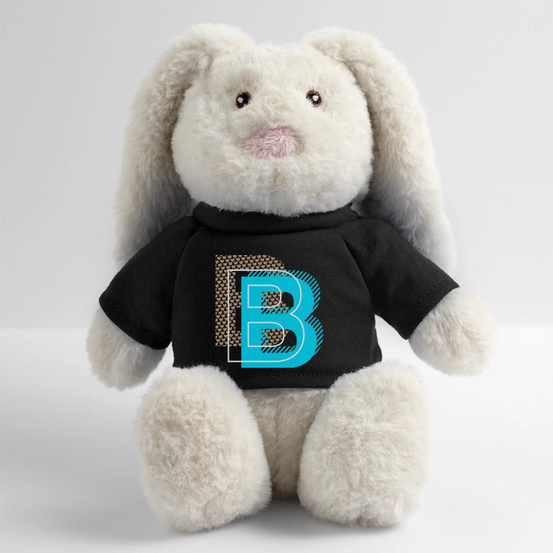 Cooler Buchstabe B MiniFeet® RecycelHase® Creme