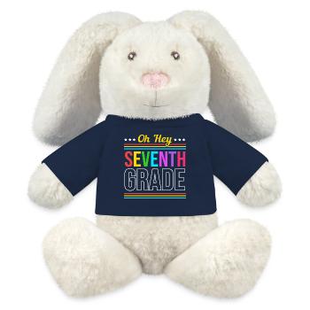 7th Grade - MiniFeet® RecycelHase® Bunny Cream - french navy - Front