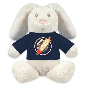 Surfboard Graphics - MiniFeet® RecycelHase® Bunny Cream - french navy - Front