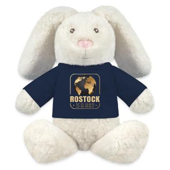 Rostock - MiniFeet® RecycelHase® Creme - French Navy - Vorne