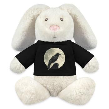 Raven - MiniFeet® RecycelHase® Bunny Cream - black - Front