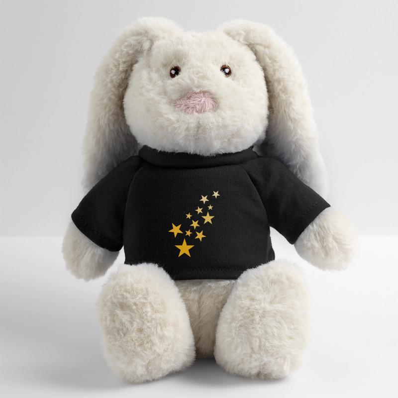 Stern Sternchen Muster Sternenhimmel MiniFeet® RecycelHase® Creme
