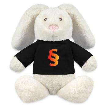 Paragraph symbol sign - MiniFeet® RecycelHase® Bunny Cream - black - Front