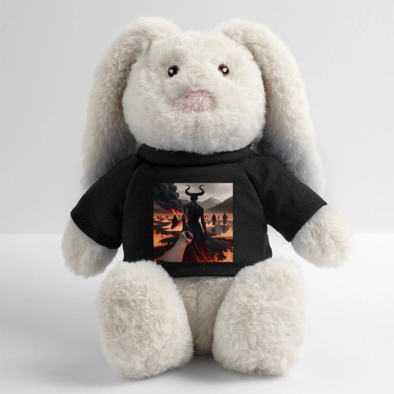 Suivez-moi jusqu’à l’abîme - Pacte du Diable Infernal #01 Lapin en peluche recyclé MiniFeet® Crème