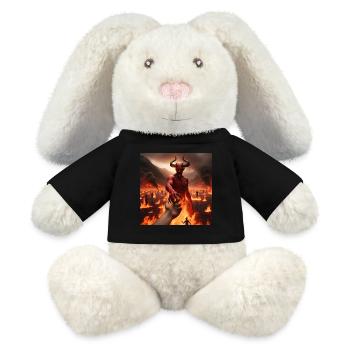 Follow Me to the Abyss - Infernal Devil's Pact #17 - MiniFeet® RecycelHase® Bunny Cream - black - Front