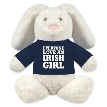 Everyone loves an irish girl - MiniFeet® RecycelHase® Creme - French Navy - Vorne