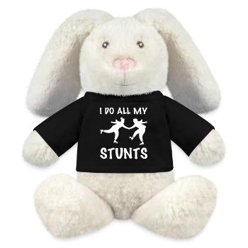 Patinage sur glace Patinage sur glace Patinage sur glace - Lapin en peluche recyclé MiniFeet® Crème - noir - Devant