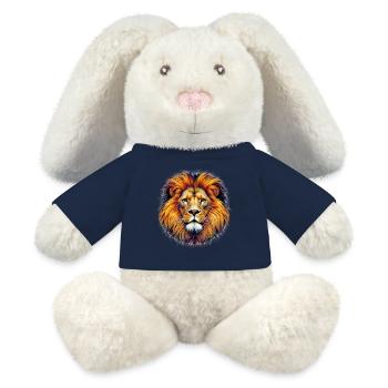 Lion - MiniFeet® RecycelHase® Bunny Cream - french navy - Front