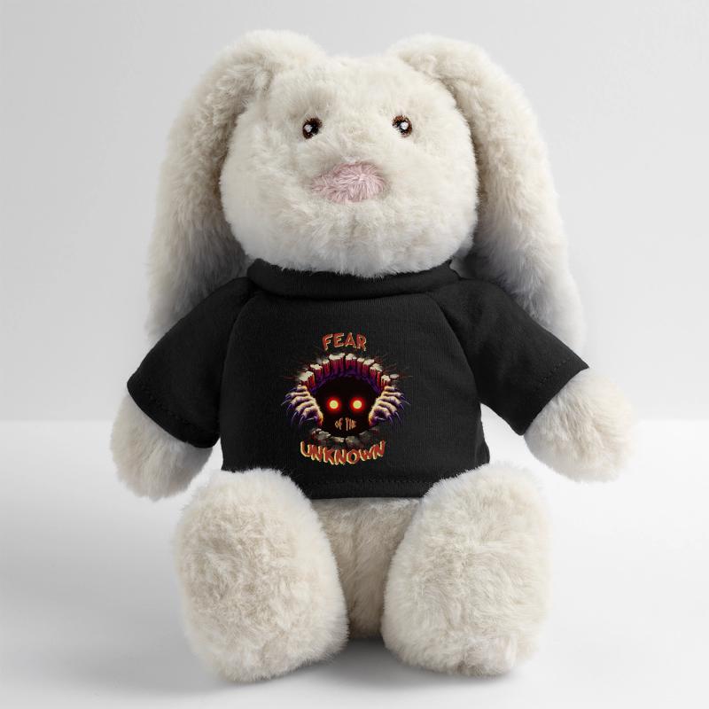 La peur de l’inconnu Lapin en peluche recyclé MiniFeet® Crème