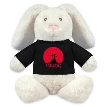 Wikinger-Langschiff - MiniFeet® RecycelHase® Creme - Schwarz - Vorne