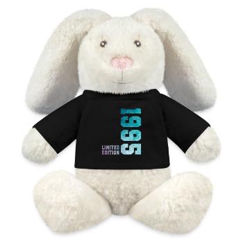1995 Édition Limitée 31 ans anniversaire - Lapin en peluche recyclé MiniFeet® Crème - noir - Devant