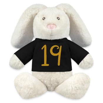 19 - MiniFeet® RecycelHase® Bunny Cream - black - Front