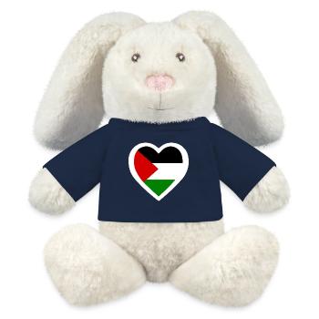 Palestina herz - MiniFeet® RecycelHase® Creme - French Navy - Vorne