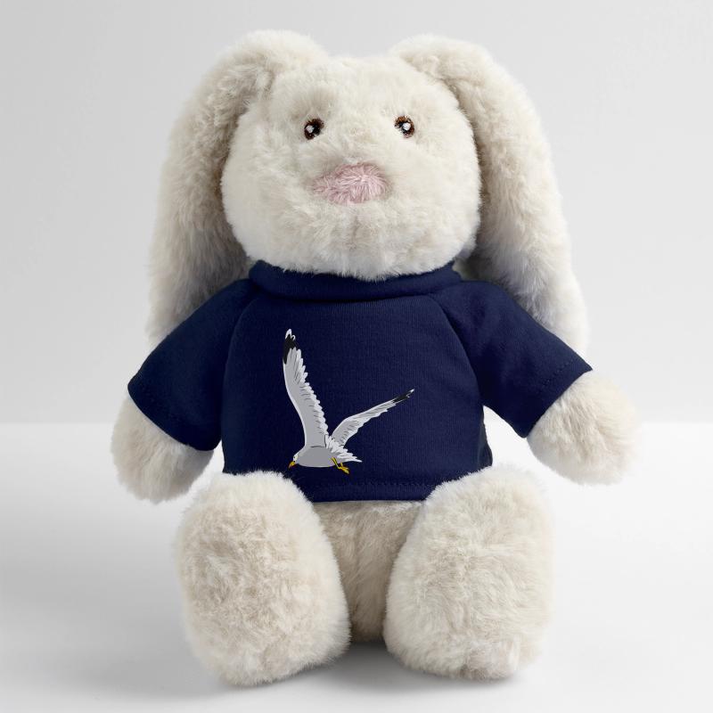 Möwe im Flug MiniFeet® RecycelHase® Creme