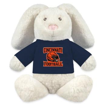 Cincinnati Football Helmet Orange - MiniFeet® RecycelHase® Bunny Cream - french navy - Front
