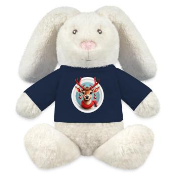 Baby Reindeer - MiniFeet® RecycelHase® Bunny Cream - french navy - Front