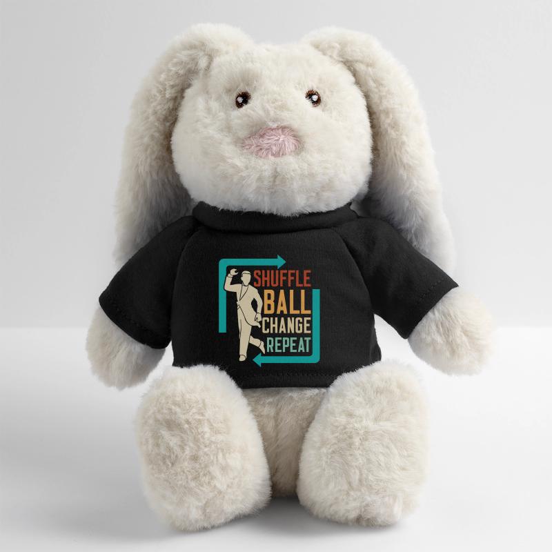 Shuffle, Ball, Change, Repeat Tap Dance Tap Dancer MiniFeet® RecycelHase® Bunny Cream