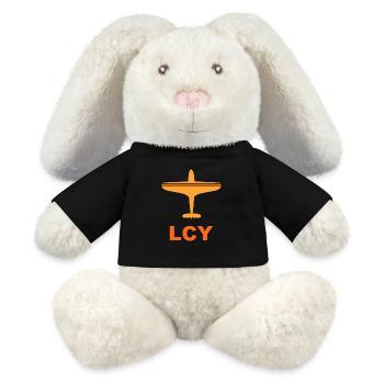 London City Airport - LCY United Kingdom - MiniFeet® RecycelHase® Bunny Cream - black - Front