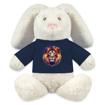 Lion - MiniFeet® RecycelHase® Bunny Cream - french navy - Front