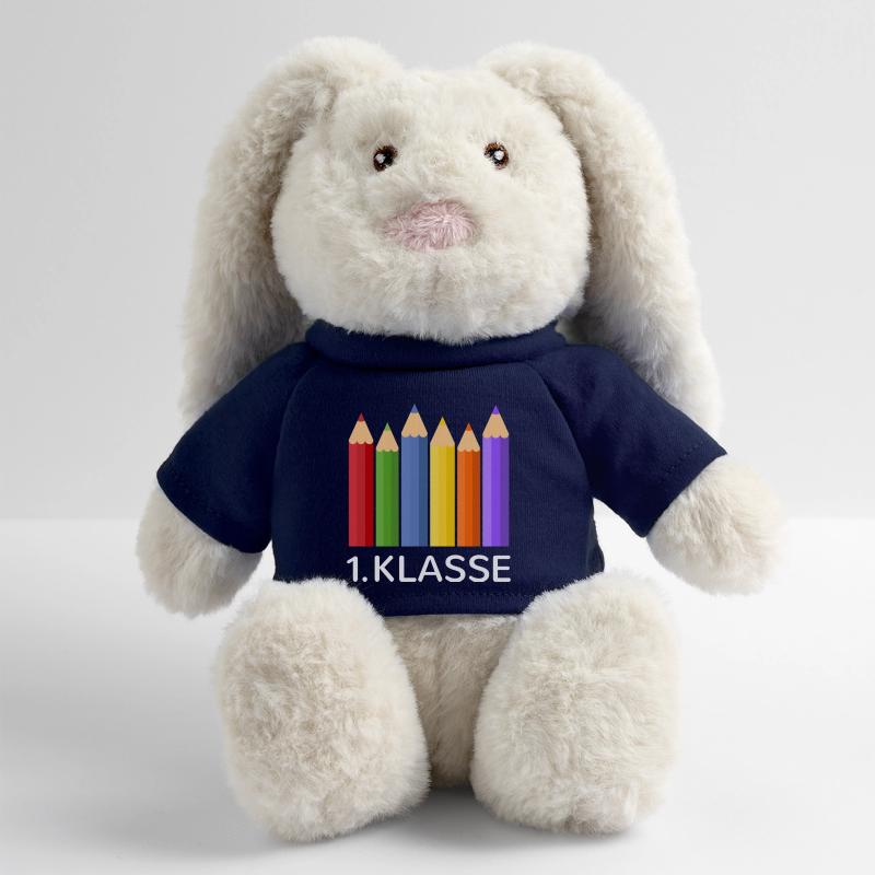 Schulanfang Erstklässler Schulanfänger Schulbeginn MiniFeet® RecycelHase® Creme