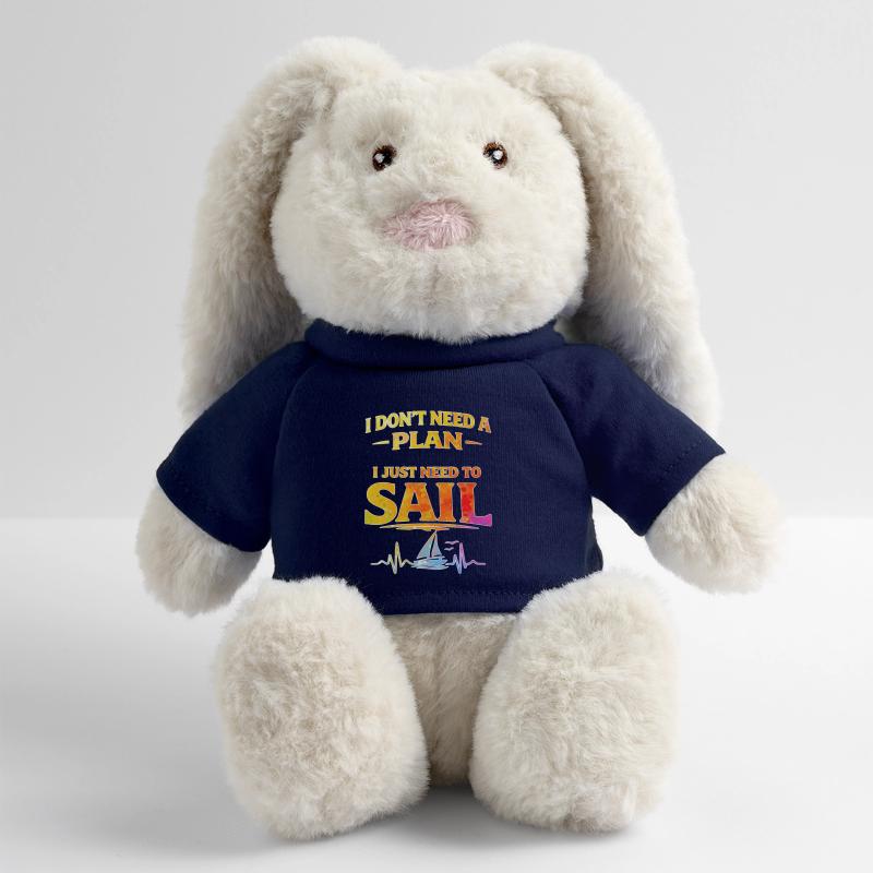 I dont need a plan i just need to sail  MiniFeet® RecycelHase® Creme