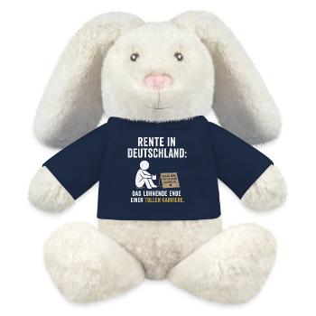 Rente Deutschland: Ende einer Karriere - MiniFeet® RecycelHase® Creme - French Navy - Vorne