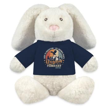 February 1978 - Born in February 1978 - MiniFeet® RecycelHase® Bunny Cream - french navy - Front
