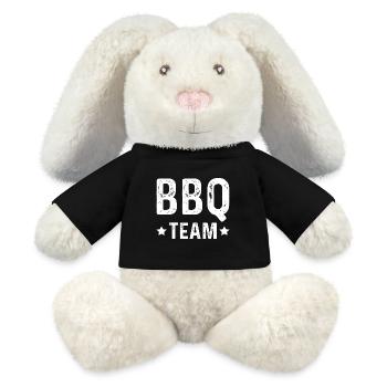 Bbq Team - MiniFeet® RecycelHase® Creme - Schwarz - Vorne