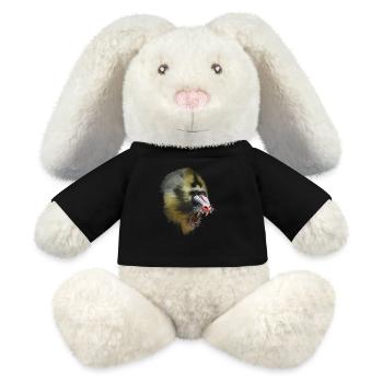 mandrill - MiniFeet® RecycelHase® Bunny Cream - black - Front