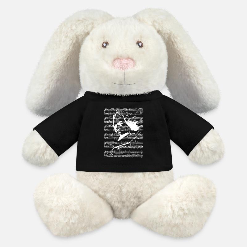 Beethoven - MiniFeet® RecycelHase® Bunny Cream - black