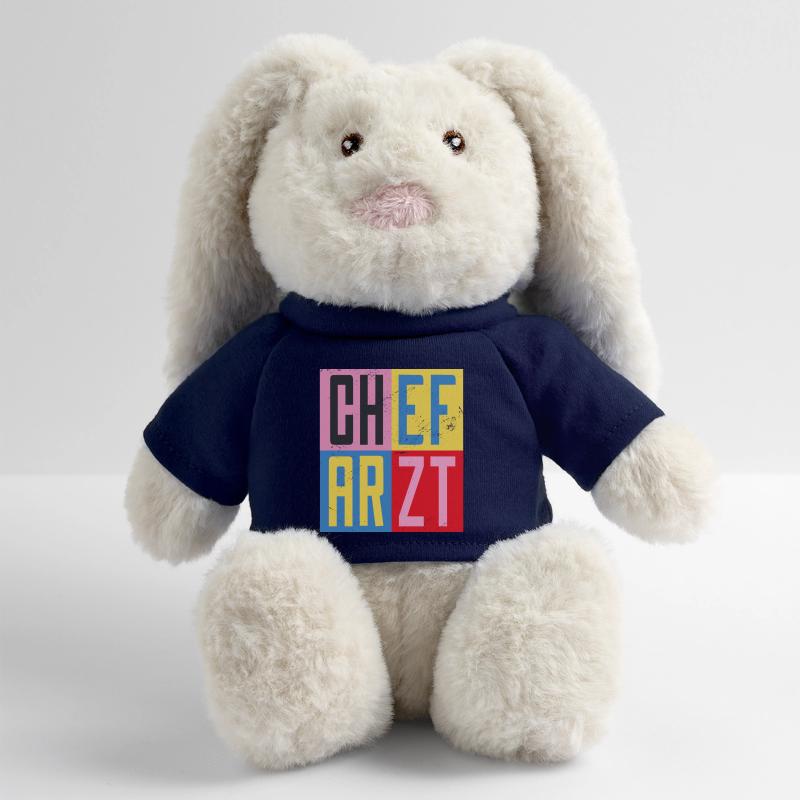 Responsable du design Lapin en peluche recyclé MiniFeet® Crème