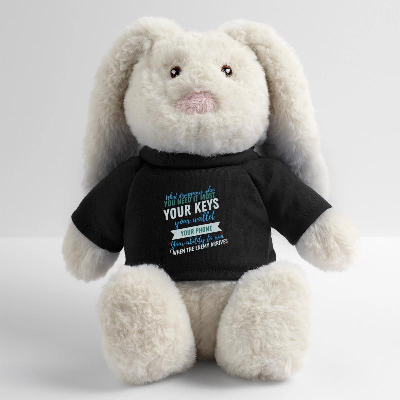 Capacité de cibler l’ennemi Lapin en peluche recyclé MiniFeet® Crème