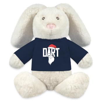 Amateur de fléchettes Jeu de fléchettes maître joueur de fléchettes - Lapin en peluche recyclé MiniFeet® Crème - bleu marine - Devant