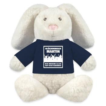 Martin - MiniFeet® RecycelHase® Creme - French Navy - Vorne