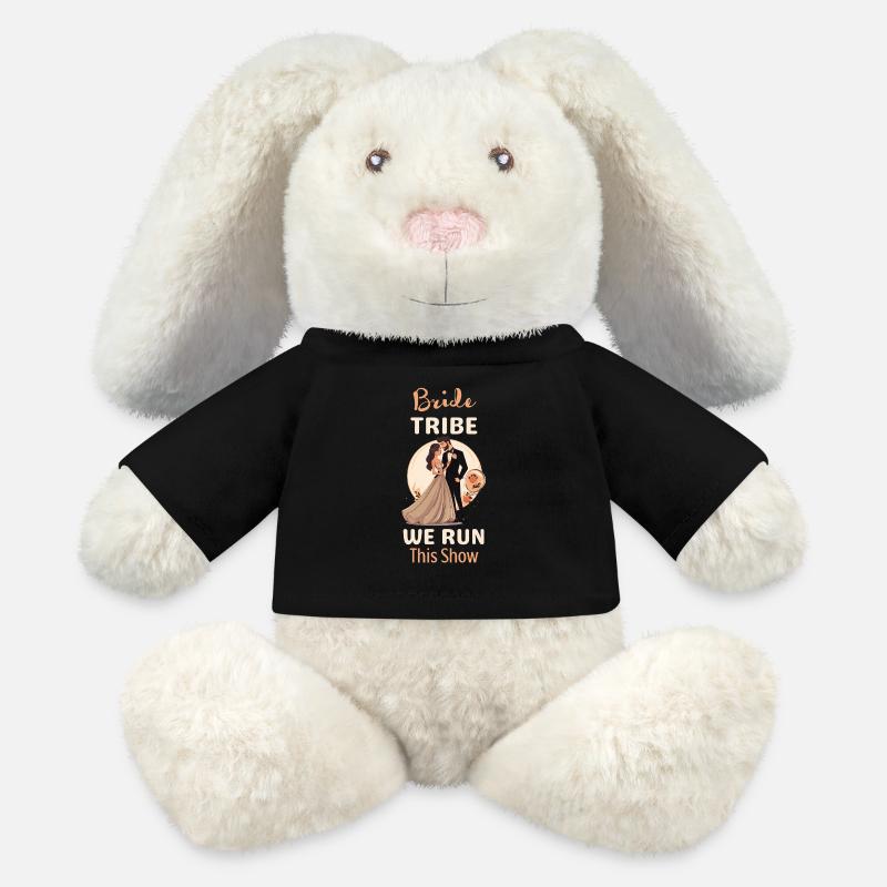 Groom's Squad - Geschenk, Hochzeit, Junggesellenabschied, Spaß - MiniFeet® RecycelHase® Creme - Schwarz