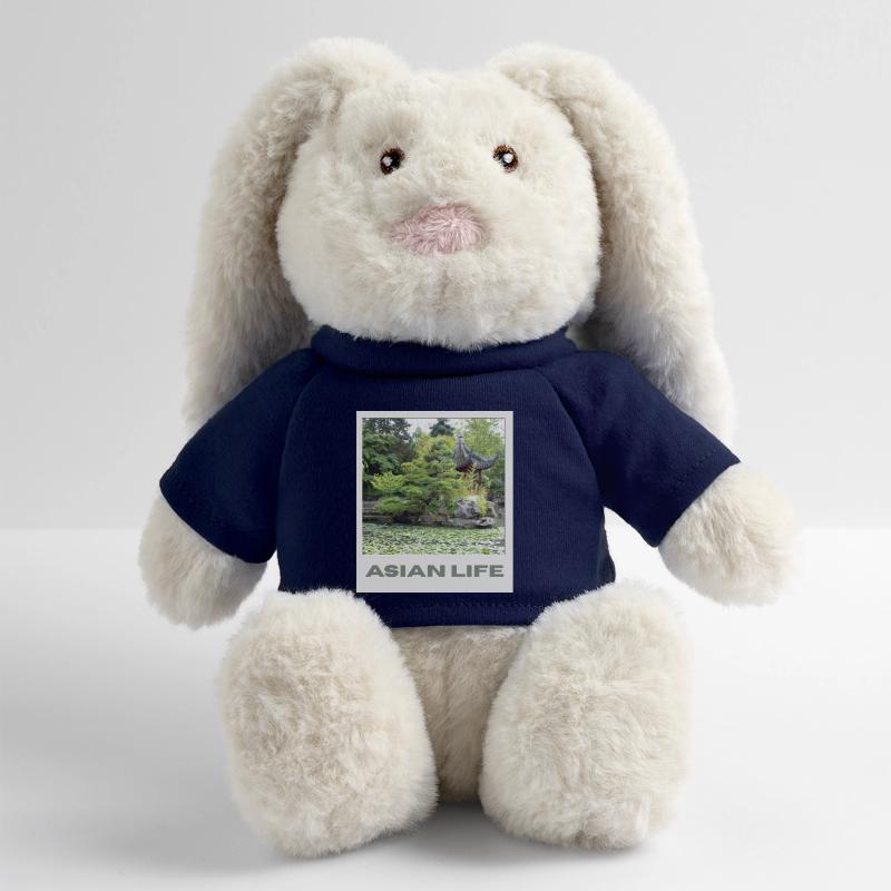 Asiatischer Gartensee Zen MiniFeet® RecycelHase® Creme