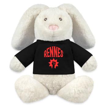 Rennes - MiniFeet® RecycelHase® Bunny Cream - black - Front