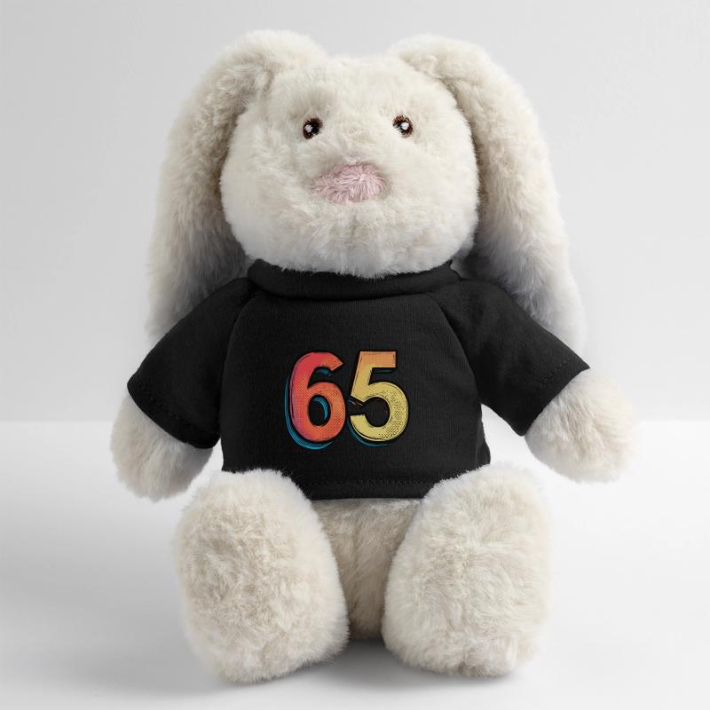 Bande dessinée à 65 numéros Lapin en peluche recyclé MiniFeet® Crème