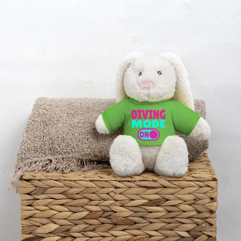 Mode plongée activé – Tauchen Lapin en peluche recyclé MiniFeet® Crème