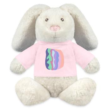Pastel Wave Layers - MiniFeet® RecycelHase® Bunny Cream - light green - Front