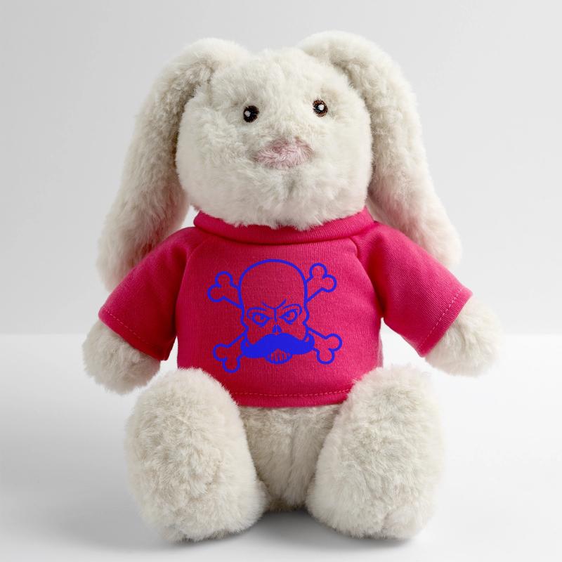 Mr Sir Mr Beard Skull Skull Bone Skeleton MiniFeet® RecycelHase® Bunny Cream