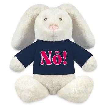 NÖ - NEIN SAGEN - MiniFeet® RecycelHase® Creme - French Navy - Vorne