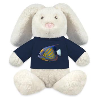 fish tropical - MiniFeet® RecycelHase® Bunny Cream - french navy - Front