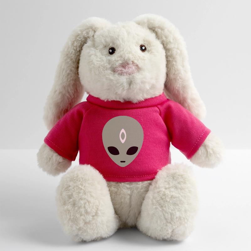 Alien Head Third Eye (drei Farben) MiniFeet® RecycelHase® Creme