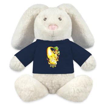 Ikit summons Tiki Skate! - MiniFeet® RecycelHase® Bunny Cream - french navy - Front