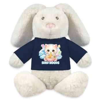 Ramen Cat Kanagawa - MiniFeet® RecycelHase® Bunny Cream - french navy - Front