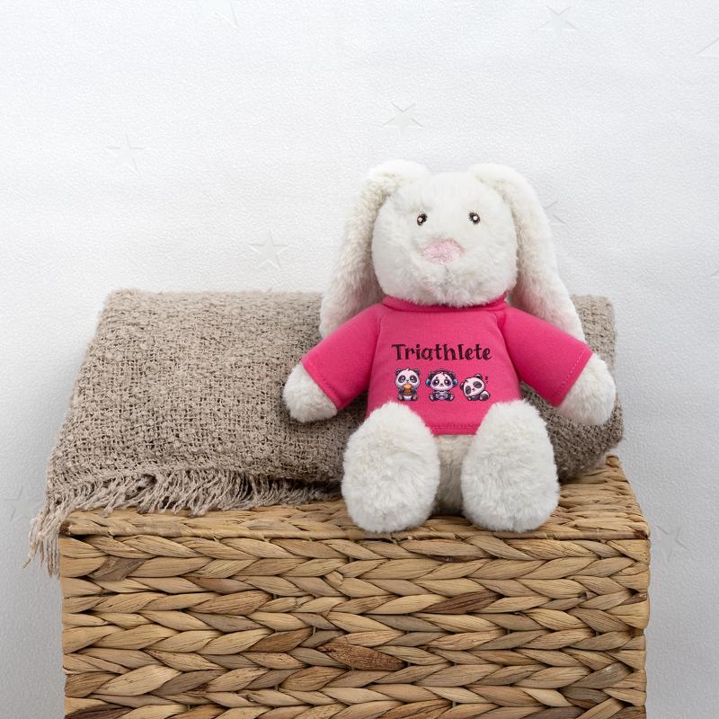 Triathlete Panda MiniFeet® RecycelHase® Creme