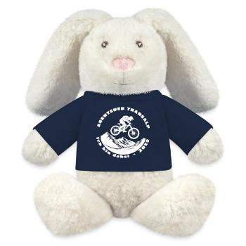 Abenteuer Transalp - Ich bin dabei 2025 - Fahrrad - MiniFeet® RecycelHase® Creme - French Navy - Vorne