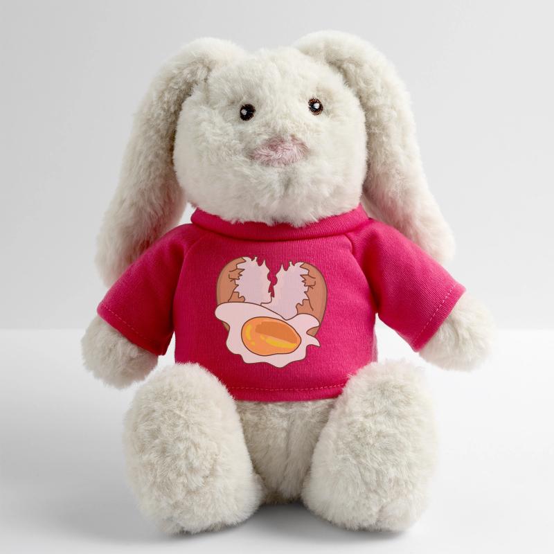 Mirror with eggshell MiniFeet® RecycelHase® Bunny Cream